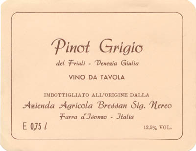 etich PinotGrigio